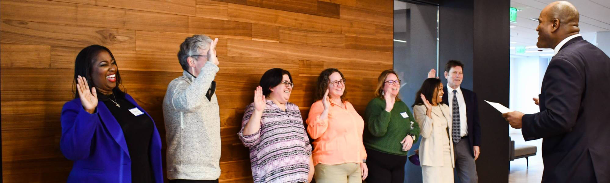 New board members take the Oath of Office